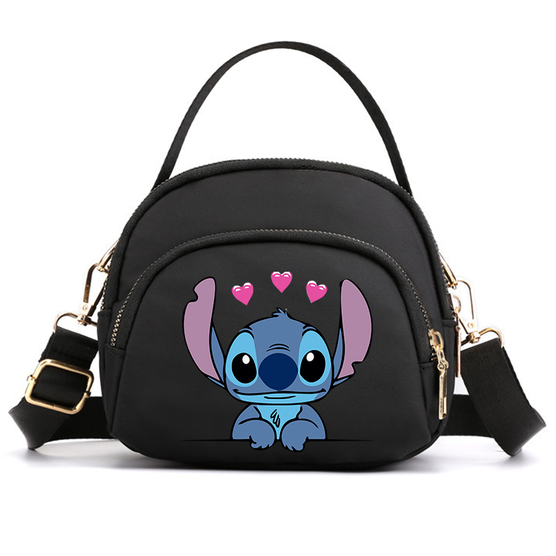 Nuove borse a tracolla a punto carino per donna Borsa stampata cartone animato Kawaii Disney Y2K Borse da donna Borsa a tracolla per ragazze Regali di compleanno