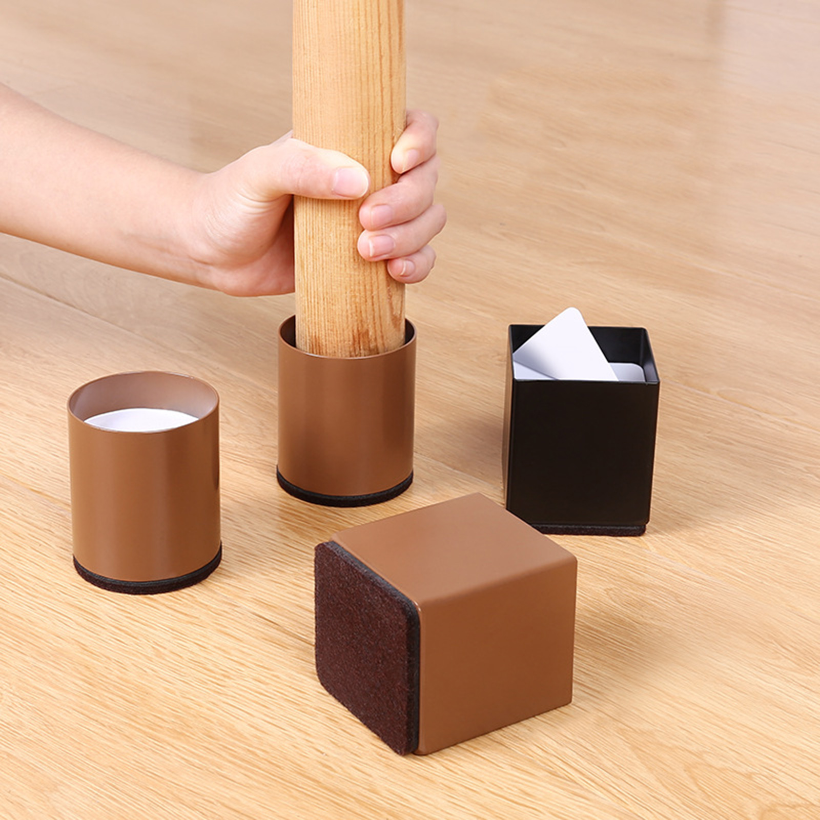 แผ่นรองเก้าอี้ยกเฟอร์นิเจอร์ Kaki Kaki Meja เหล็กคาร์บอน2ชิ้นแผ่นรองป้องกันสำหรับอุปกรณ์ perabot rumah