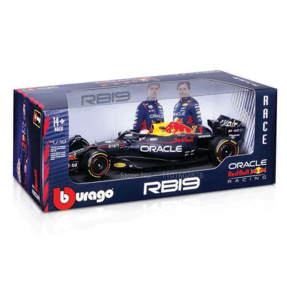 ブーラゴ 1:18 2023 F1 レッドブル レーシング RB19 1 #   フェルスタッペン 11 #    ペレスレーシングモデルシミュレーションカーモデル合金車のおもちゃコレクション