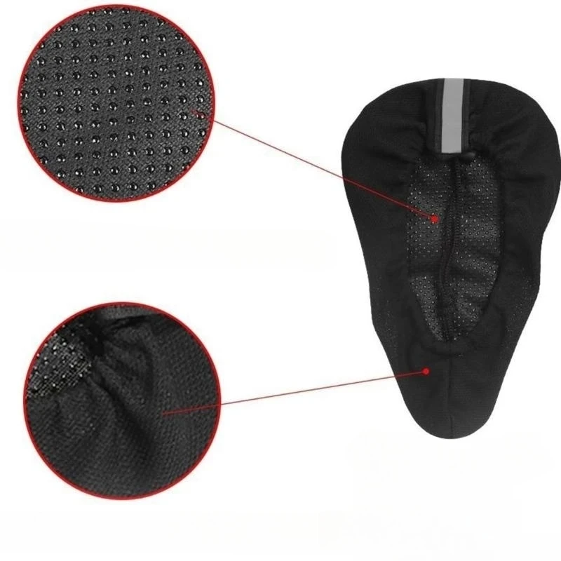 1PC 소프트 3D 패딩 자전거 안장 커버 편안한 스폰지 폼 쿠션 MTB 사이클링 시트 패드 자전거 액세서리