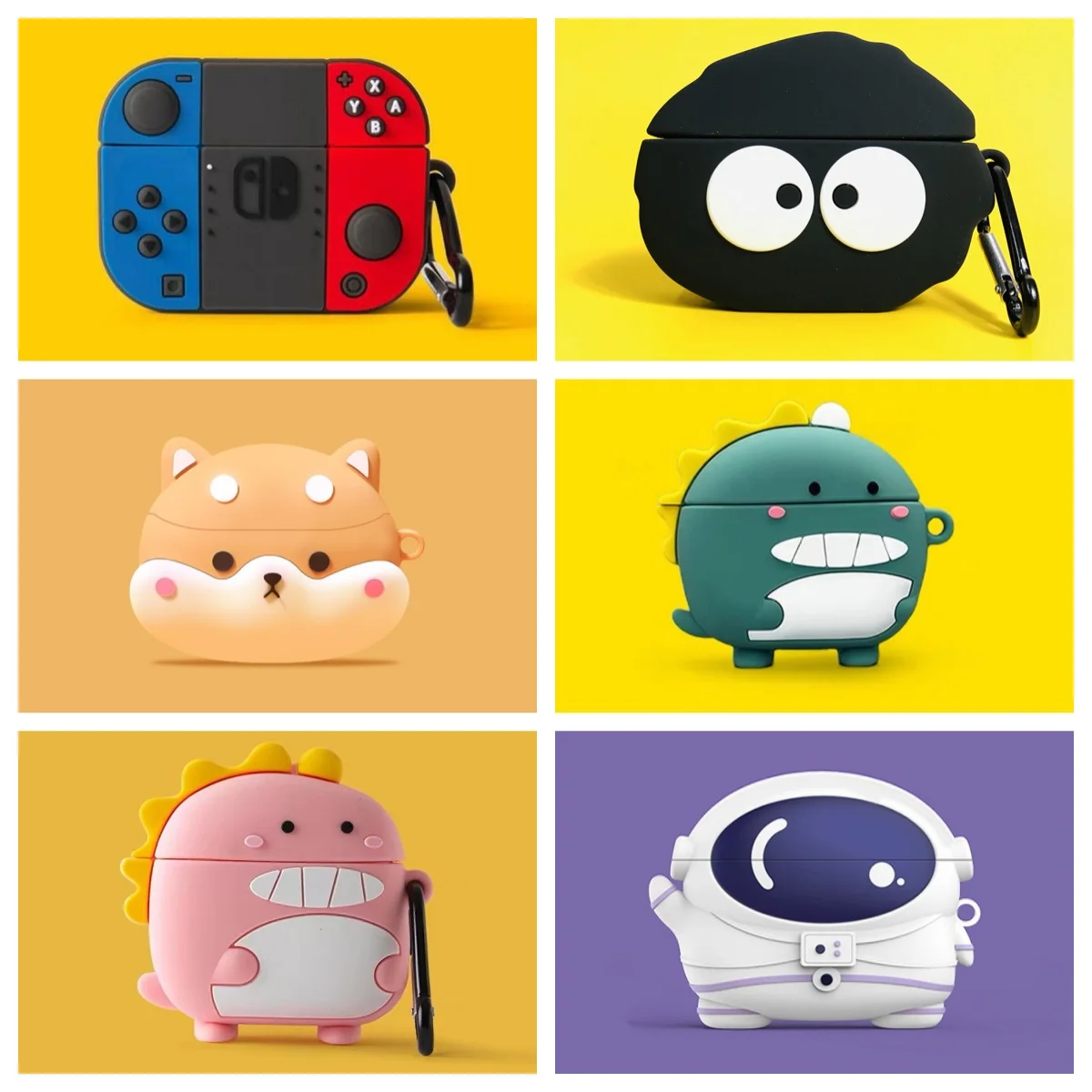 Funda de dibujos animados 3D para Samsung Galaxy Buds 3 Pro, funda protectora para auriculares Samsung Buds3 Buds3Pro, bonita funda de silicona