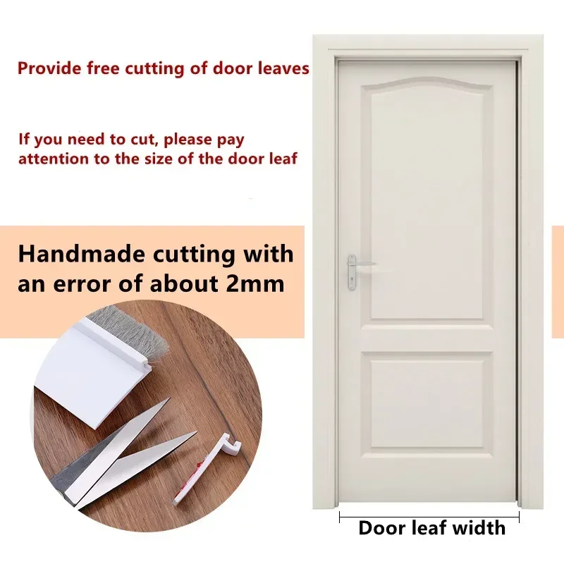 Nieuwe Deur Bodem Borstel Afdichting Strip 100 Cm Insectendichte Winddicht Deur Bodem Afdichting Strip Deur Sweep Seals Zachte Borstel Home Hardware