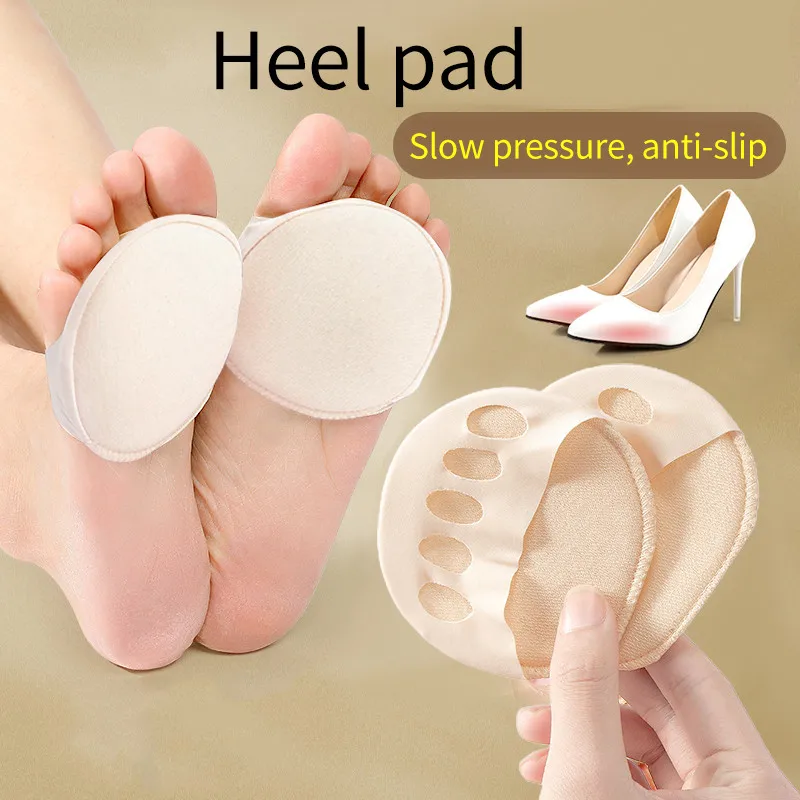 ห้านิ้วเท้า Forefoot Pads สําหรับรองเท้าส้นสูงครึ่ง Insoles Calluses Corns Foot Care ดูดซับ Shock ถุงเท้า Toe Pad Inserts
