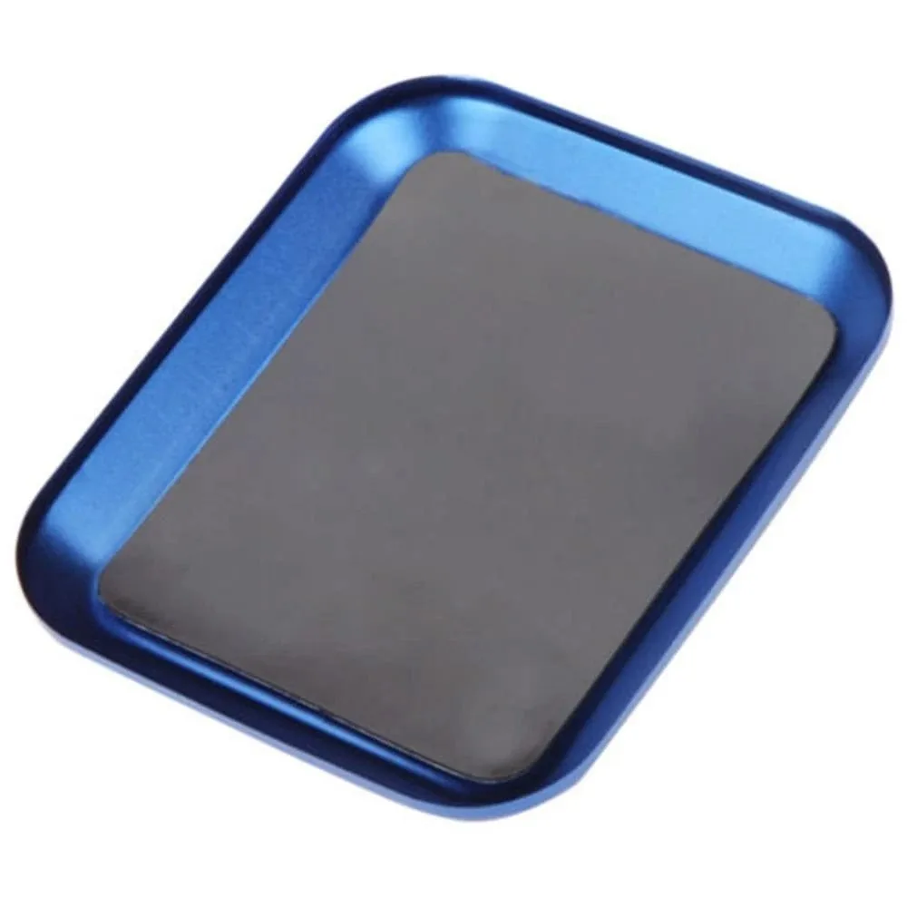 Reparatur Werkzeug Aluminium Legierung Magnetische Schraube Tablett Platte Für Flugzeug Auto Boot Crawler Axial SCX10 D90 D110 Modell Reparatur Werkzeug Co