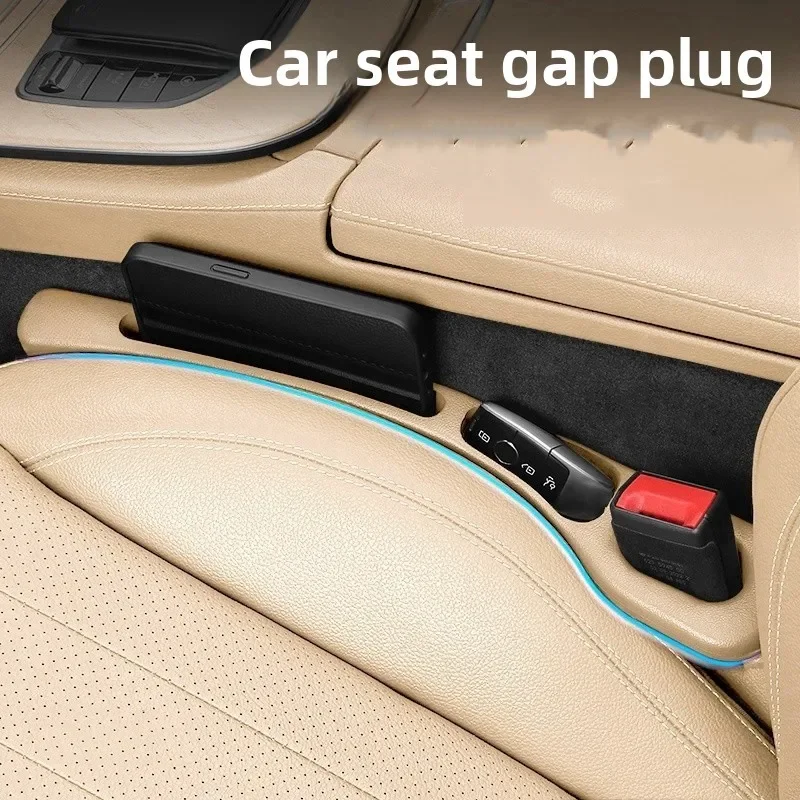 รถที่นั่งกล่องปลั๊กฟิลเลอร์กันน้ํา FILLER Strip รถที่นั่ง Gap พร้อมสล็อต Leak-Proof Plug Strip อุปกรณ์ตกแต่งภายในรถยนต์ Universal