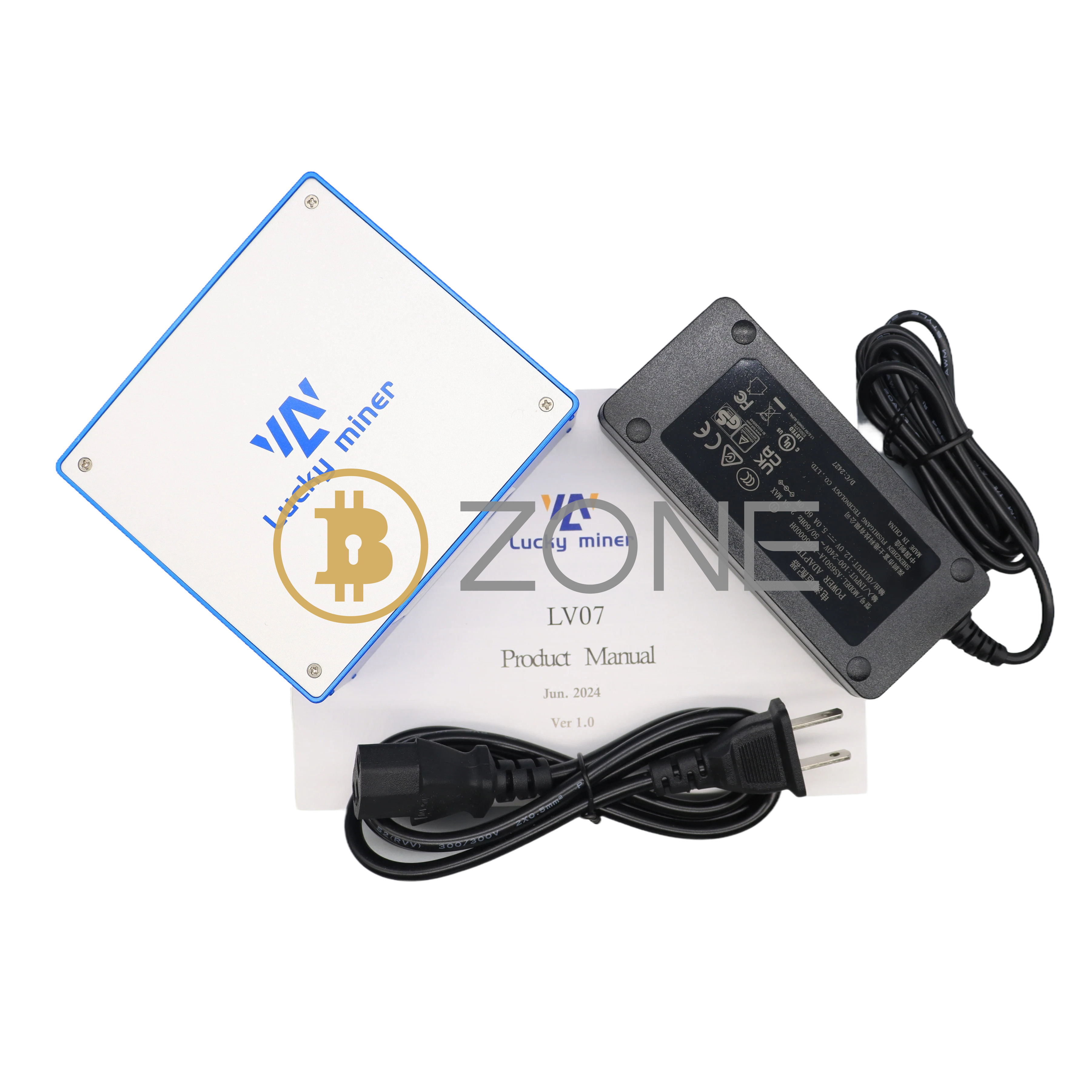 ビットコイン ラッキー マイナー LV07 1TH/S 26W SHA256 アルゴリズム クリプト ソロ Asic 暗号通貨マイナー