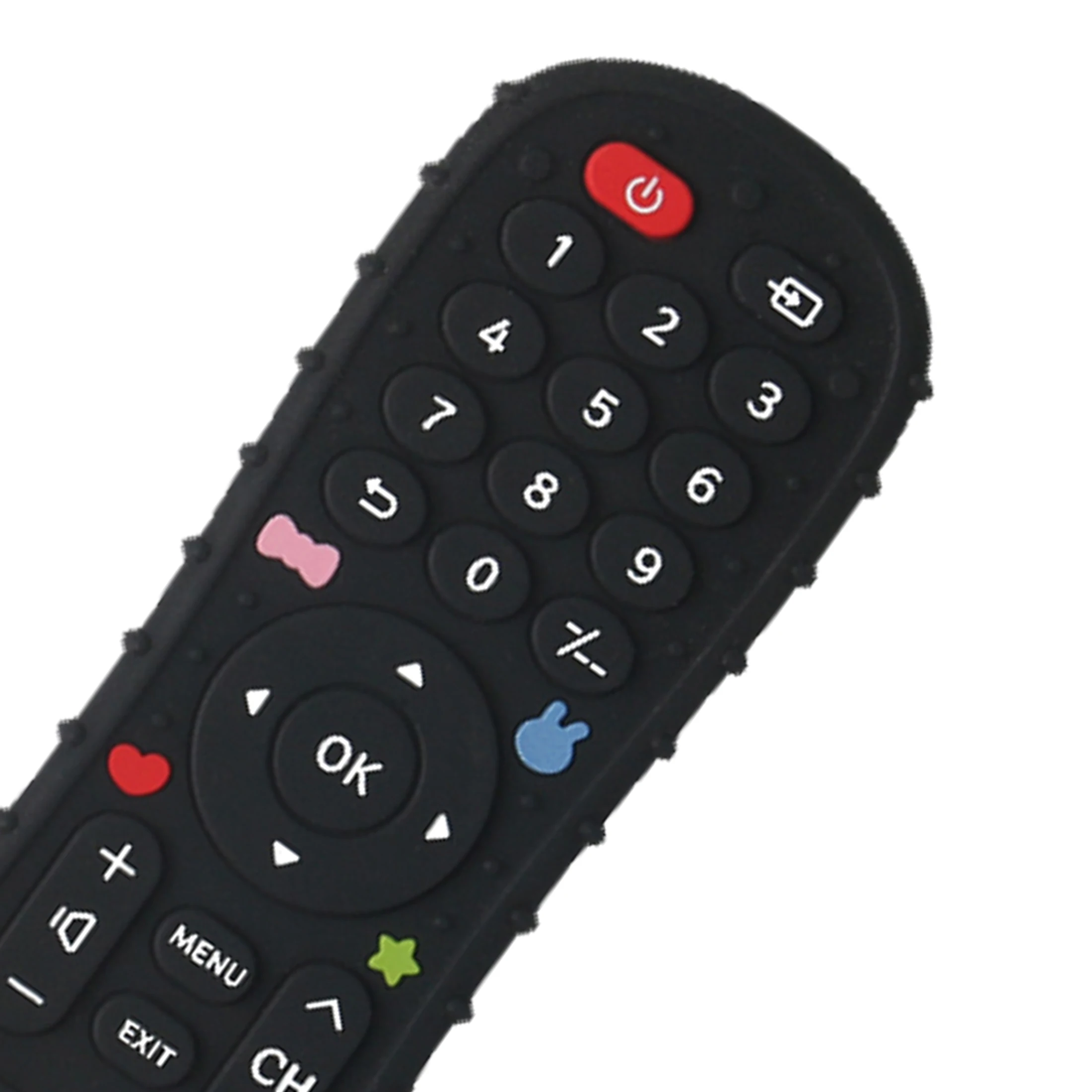 1PC シリコーン赤ちゃんのおもちゃテレビリモコン形状おしゃぶりおもちゃ BPA フリーシリコーン歯が生える咀嚼おもちゃ感覚ベビーアクセサリー