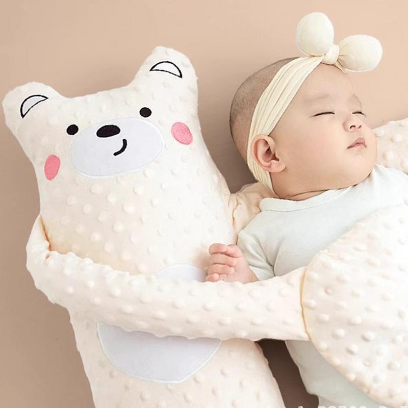 Jouet électrique de sommeil pour bébé, télécommande, poupées apaisantes en peluche en forme d'ours de dessin animé, aide au sommeil pour bébé, oreiller sucette confortable