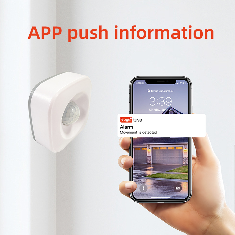 Tuya ZigBee/WiFi PIR Motion Sensor Wireless Infrared Detector Security Burglar Alarm Sensor Smart life APP Control Compatible