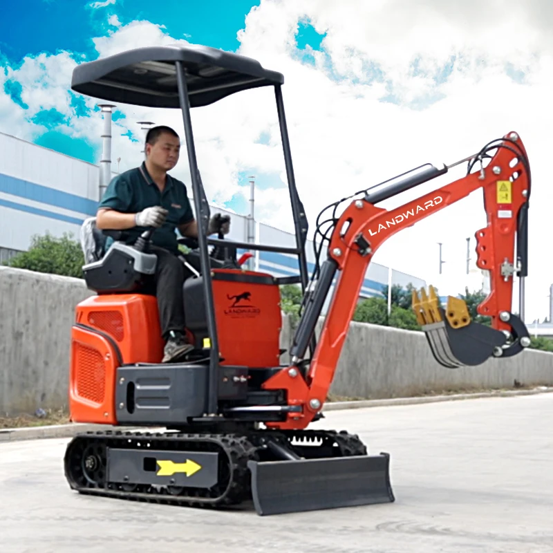 Fast Delivery XT12 PRO Mini Excavator 1.2Ton Customized EPA EURO5 Orchard Micro Crawler Excavator High Quality 1Ton Small Digger