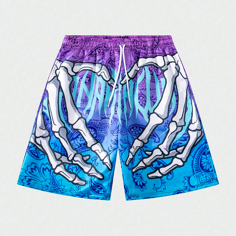 Short de plage respirant imprimé en 3D pour hommes, modules d'été, main de bébé, impression 152, sports de mode décontractés, tendance adt, nouveau