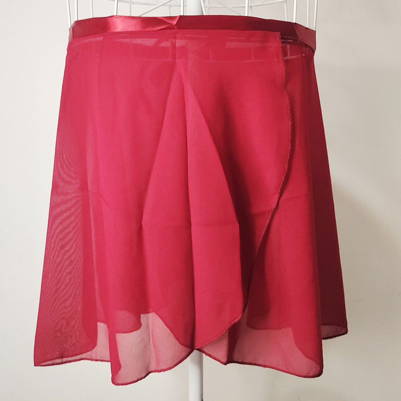CLYFAN-faldas de Ballet para mujer, faldas de gasa con cordones, faldas de baile, leotardos para adultos y niñas, falda para práctica de Ballet, minifaldas de baile Tu