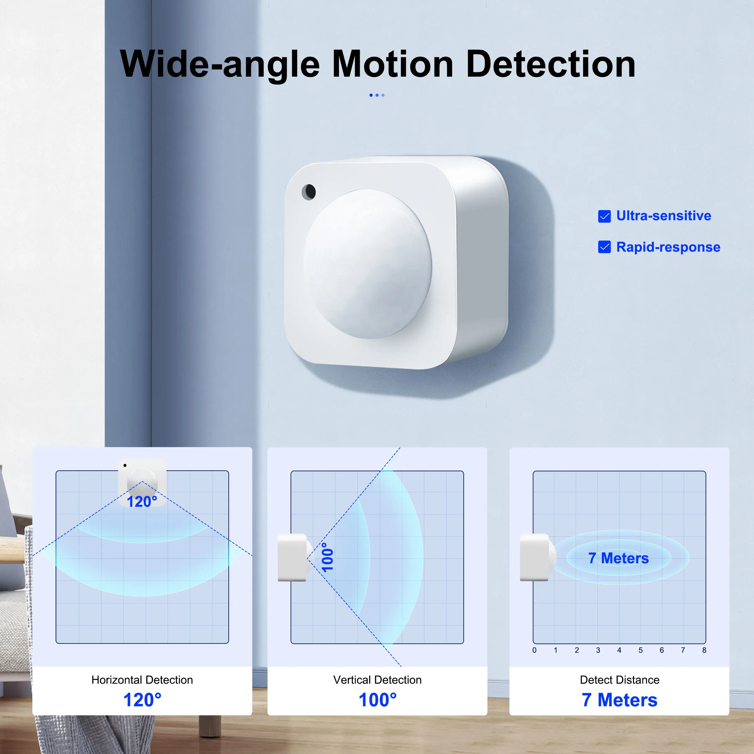 GIRIER Tuya ZigBee PIR Motion Sensor สมาร์ทเครื่องตรวจจับการเคลื่อนไหวของมนุษย์ในตัว Light Sensor สําหรับ Home Security Works Smart Life APP