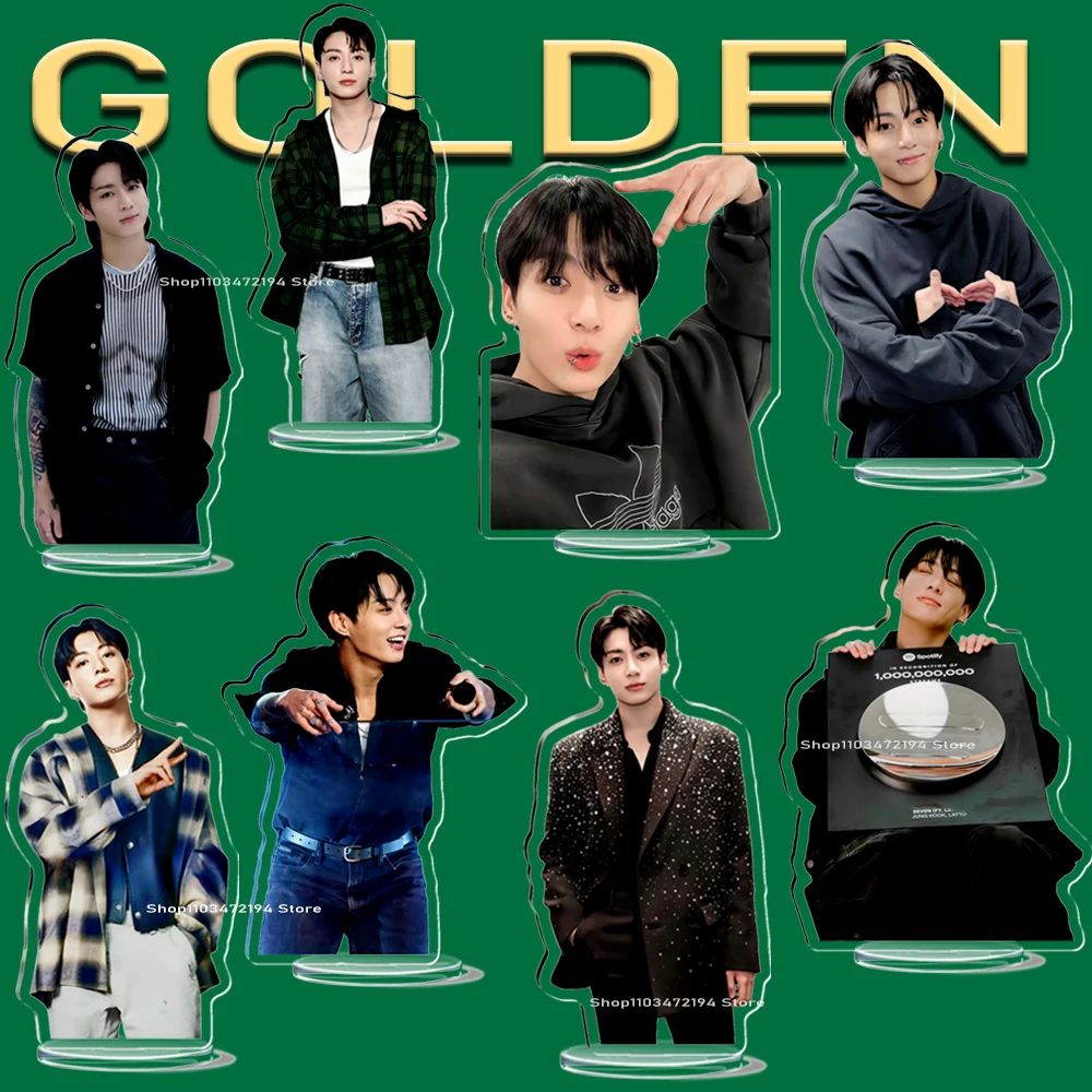 10 см акриловые фигурки Kpop Standee GOLDEN THE MOMENTS, подставка Vkook Funs, подарочные аксессуары, товары