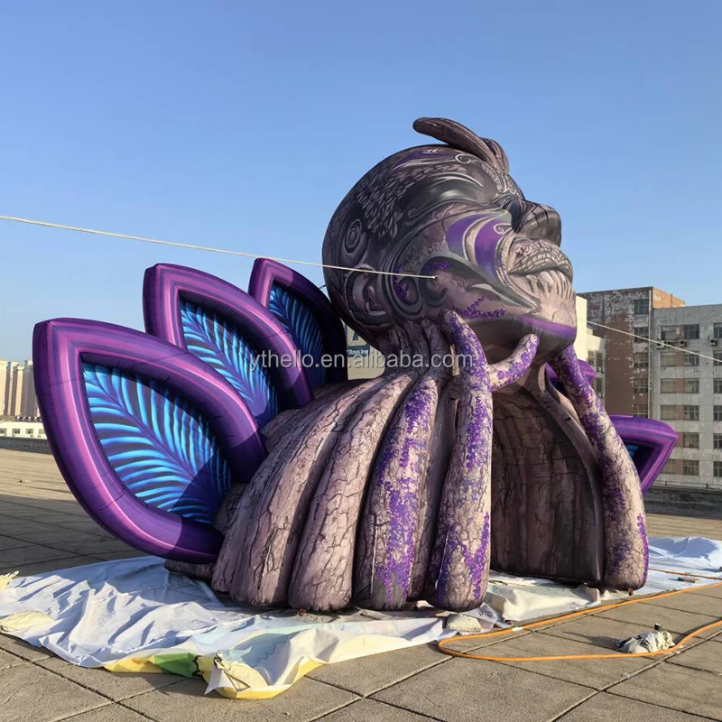 Aufblasbare dekorative elemente des großen musik festivals aufblasbare treeman stage