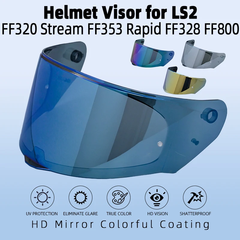 Casco para ls2 ff320 ff353 ff328 ff800 capacete viseira capacete de moto rosto cheio capacete acessórios da motocicleta escudo lente