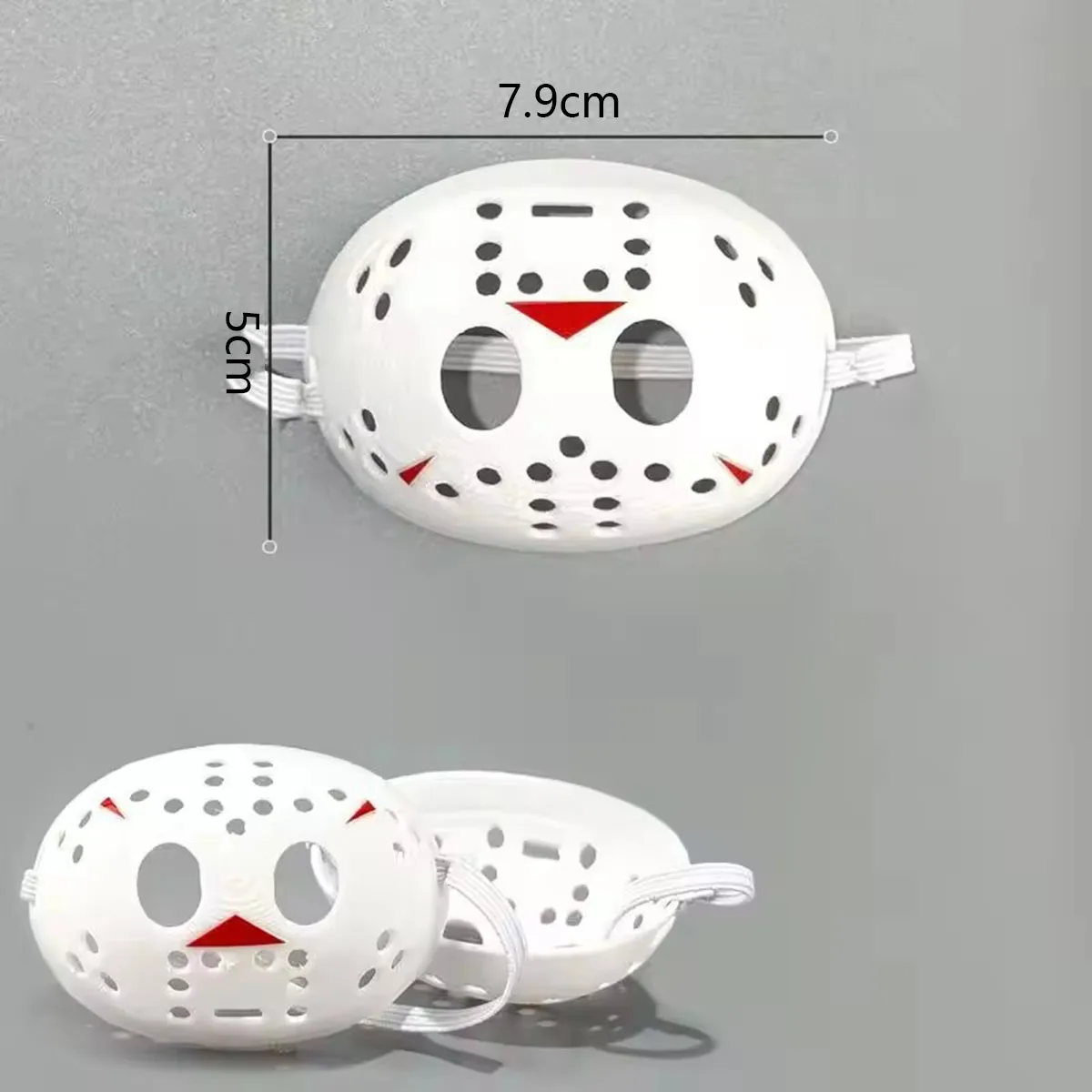 Lalka Labubu z maską 17 cm, urocza V1 V2 V3, akcesoria na Halloween, kolekcjonerskie pluszaki, modna dekoracja domu