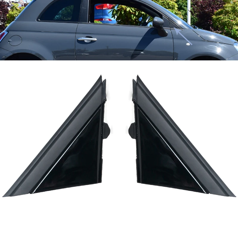 Tạo Hình Tam Giác Dành Cho FIAT 500 2012-2019 Cửa Gương Cờ Bao Trước Cửa Sổ Một Trụ Cột Tam Giác 1SH17KX7AA 1SH16KX7AA