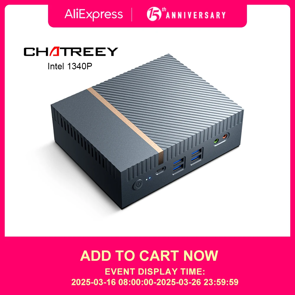 Chatreey IT12 Gaming Mini PC 12. Intel Core i7 1360P i9 12900H 13900H Desktop-Computer 4K@60hz Daul 2.5G LAN PCIe 4.0 Wifi 6