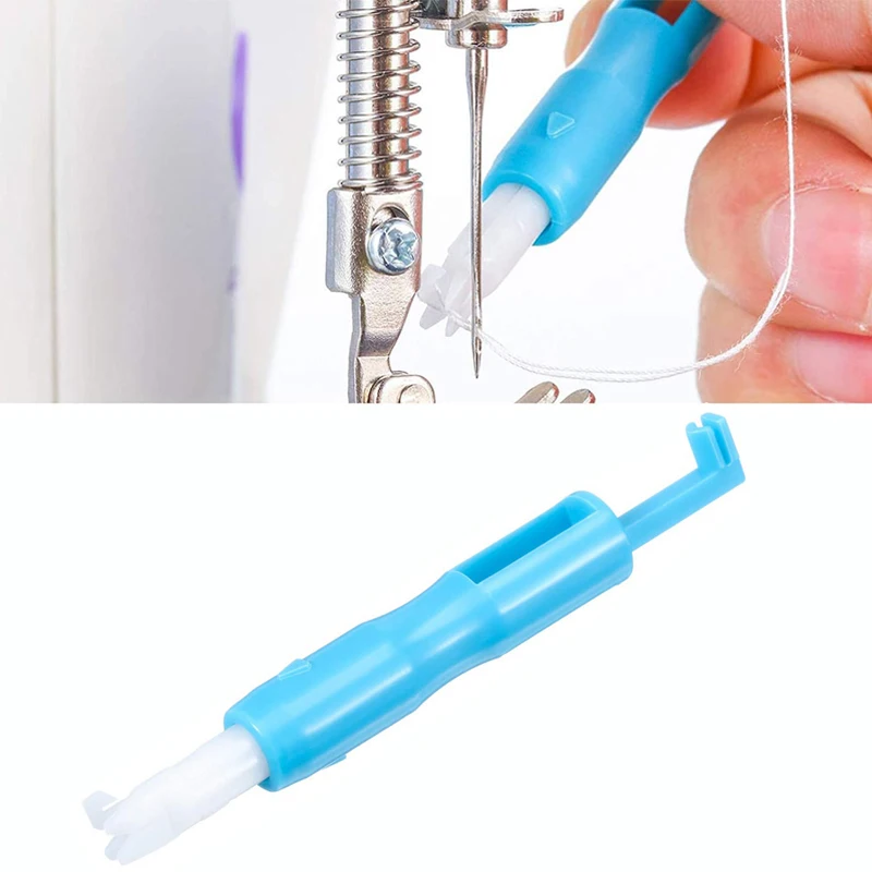 Inserter de agulha de costura, agulha automática, enfiador de costura rápida, ferramenta de rosqueamento para máquina de costura, contém agulhas firmemente