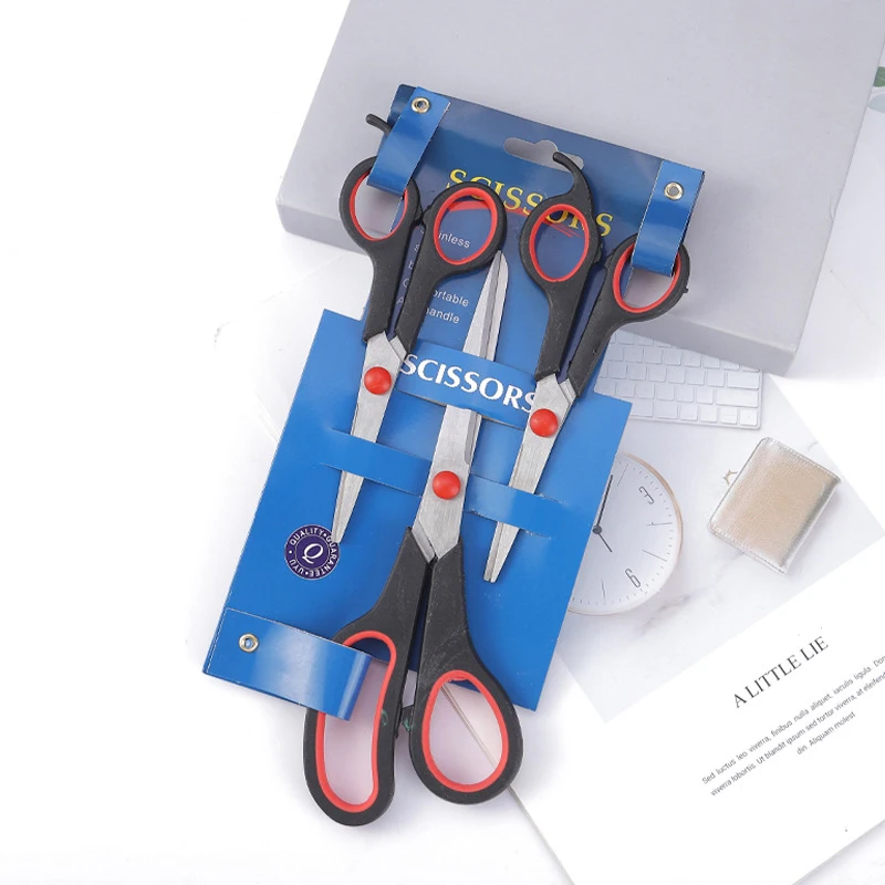 3pcs/set Stainless Steel Scissors Student Stationery Scissor Household Multi Functional Office Tailor Scissors DIY Hand Cutting