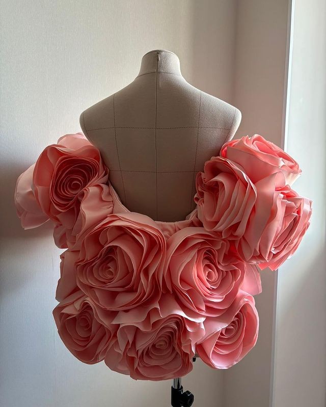 Piękne ręcznie robione kwiatowe kurtki ślubne Krótka kwiatowa kurtka damska Cape Jacket 3DFlower Wedding Jacket Women Outwear