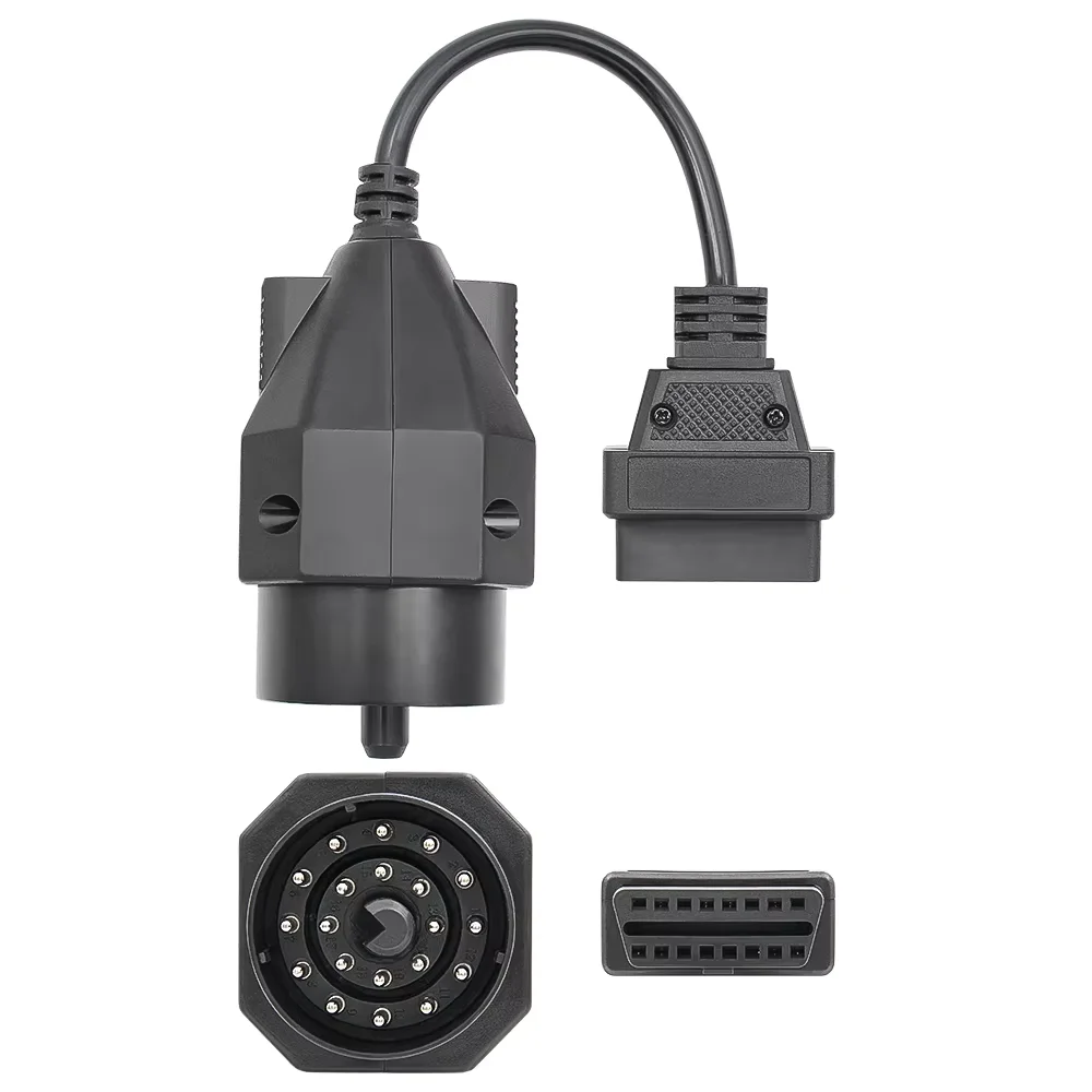 Obd Naar Obd2 Adapter Voor Bmw 20pin Naar OBD2 16PIN Vrouwelijke Connector E36 E39 X5 Z3 Voor Bmw Alle 20 Pin Obd 2 Auto Diagnostische Kabel