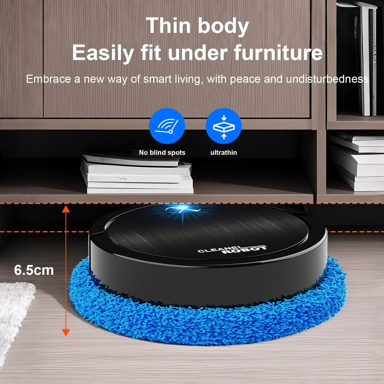 Xiaomi Floor Mopping Robots Silent Floor Scrubber Cleaning Wet and Dry Smart Home Floor Sweeping Automatic Electric Clean Robot