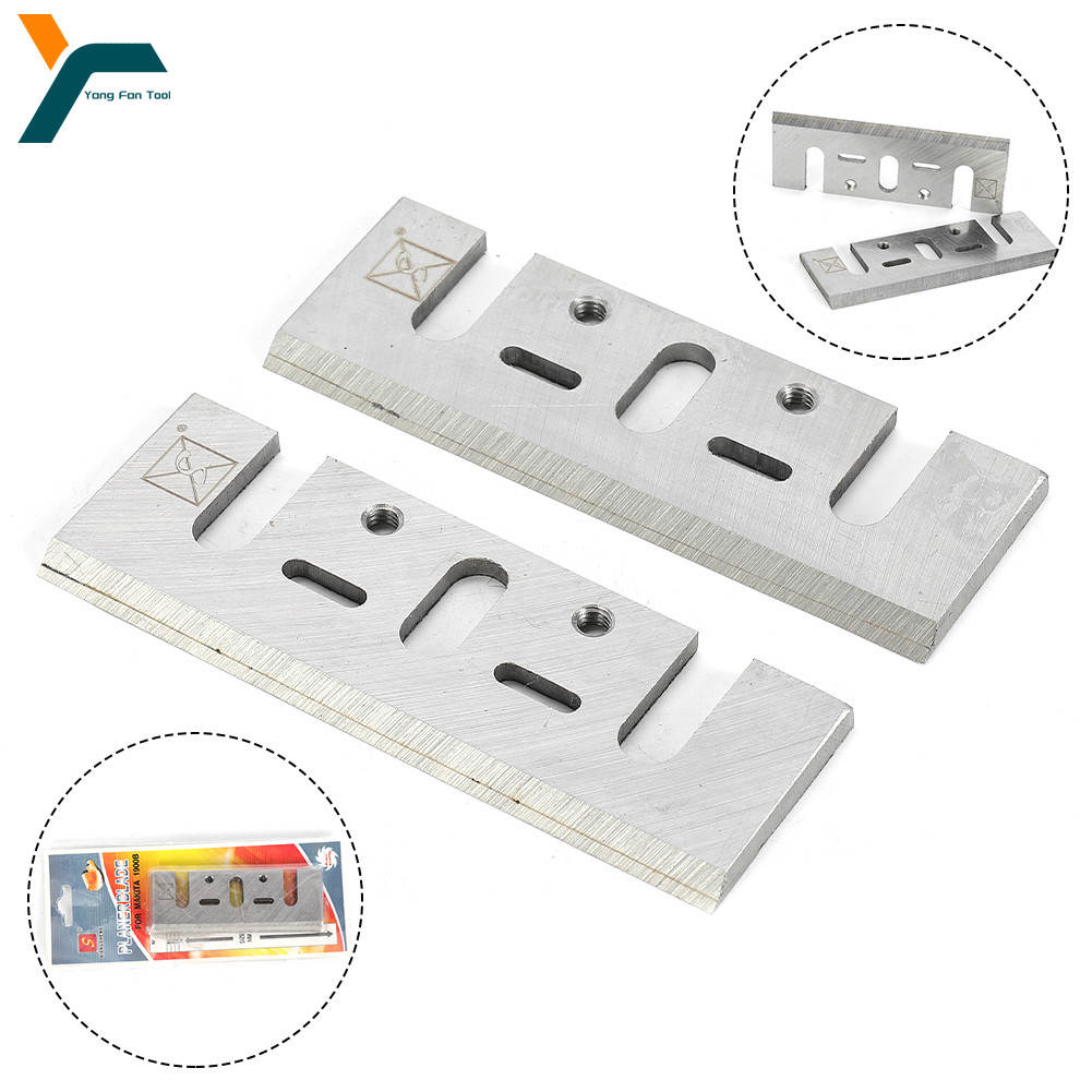 2 Chiếc 82X29X3Mm Điện Máy Bào Lưỡi Dao Cắt HSS Rìa Gỗ Máy Bào Cắt Cho Makita 1900B 1923B 1001 D26676 DW680 KP0800