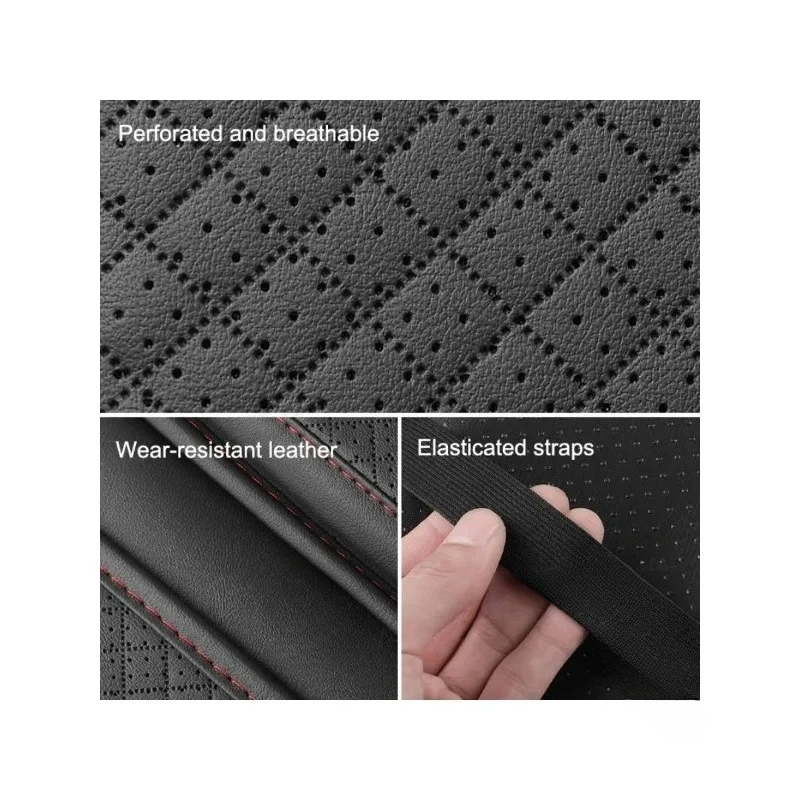 Caixa de apoio de braço de carro de couro almofada de espuma de memória console central capa protetora de descanso de braço com bolso de armazenamento almofada de descanso de cotovelo