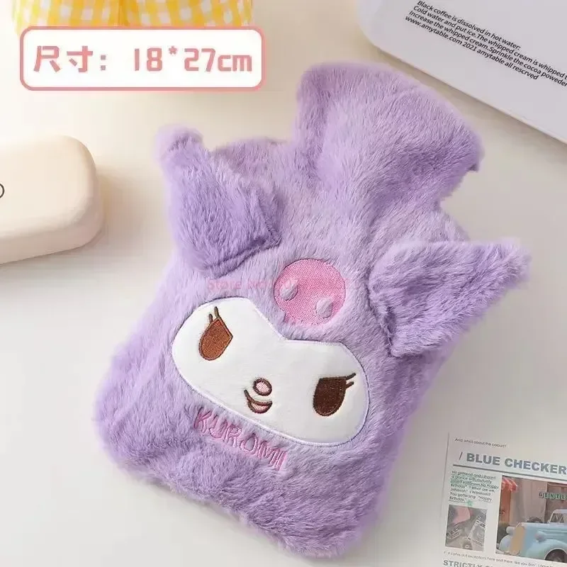 Stitch Angel Lotso-botella caliente de felpa para mano, botellas de agua caliente Kawaii, bolsa de mano cálida portátil suave para invierno, juguetes de Anime, regalo de Navidad