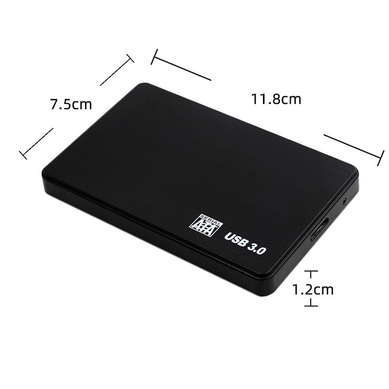 Boîtier de disque dur USB 3.0 à 2.5 pouces, boîtier SATA HDD SSD 5Gbps, boîtier de disque dur externe pour PC portable Smartphone PC portable