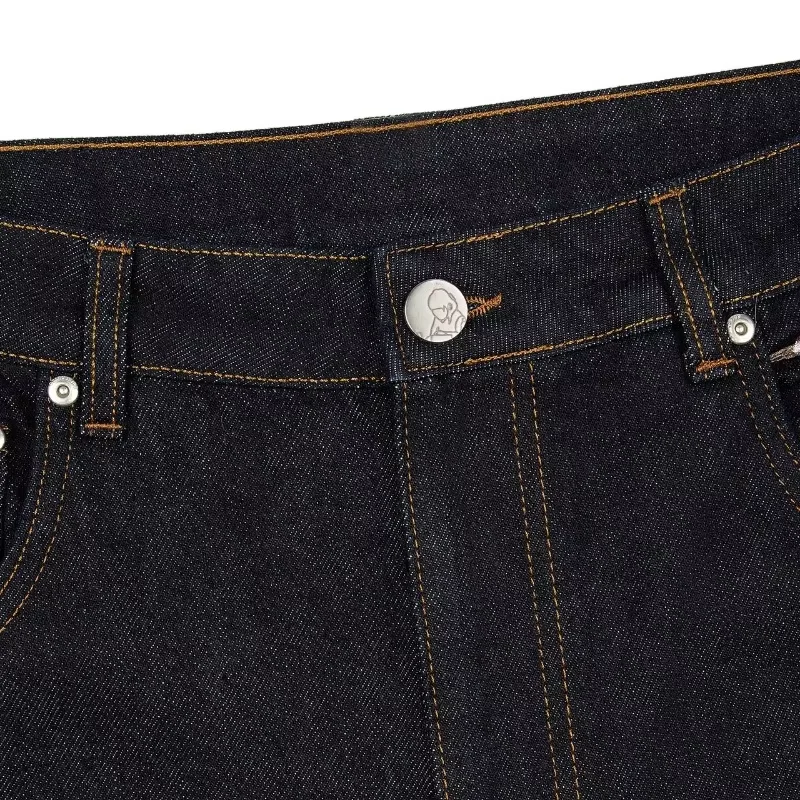Y2K Harajuku jeans gótico vintage flor de ciruelo bordado patrón pantalones de pierna ancha hombres mujeres tela vaquera estilo americano ropa de calle