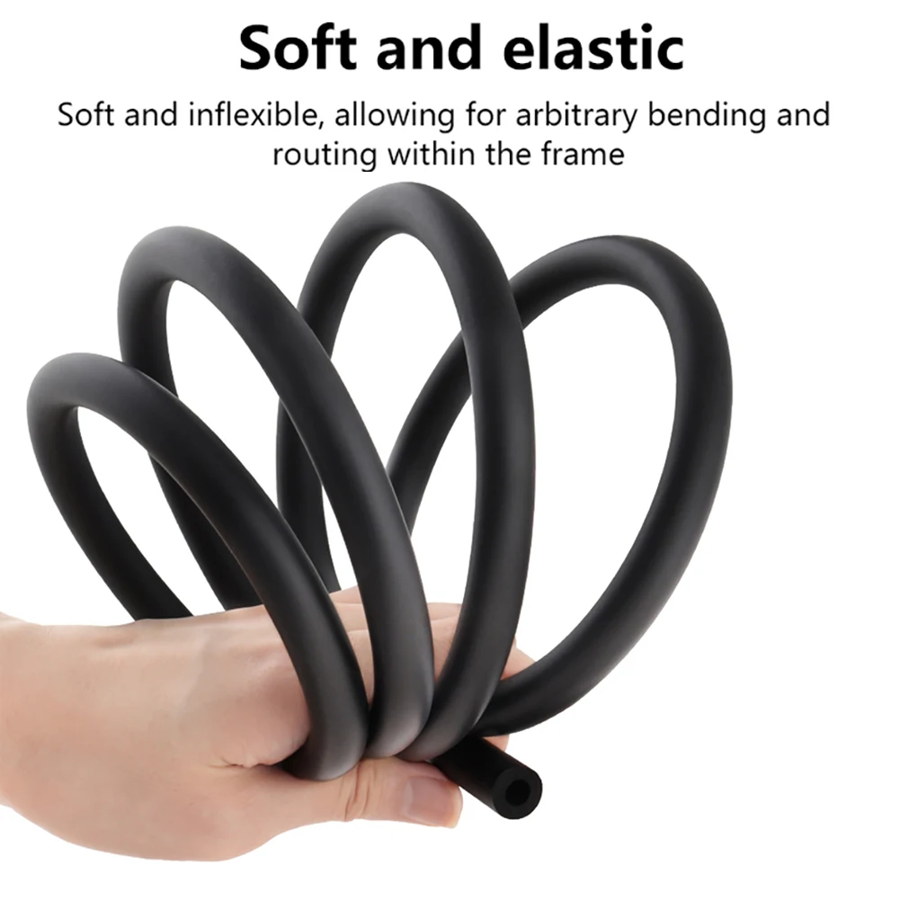 Amortecedor interno para quadro de bicicleta, 6mm, esponja de proteção para prevenção de ruído, cabo de mudança de bicicleta, linha interna, absorção de som