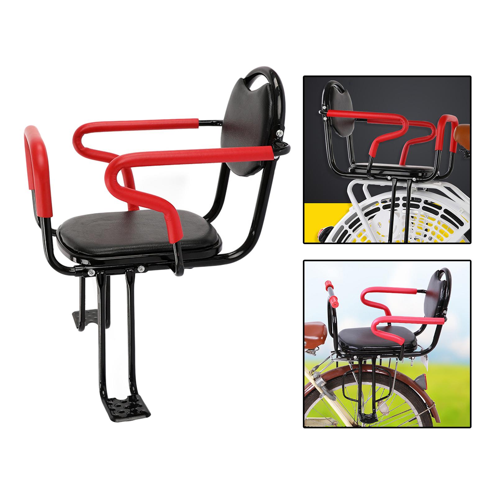 Stable Rear Mount Child Seat Footrest Safe for Baby Electric Bike Cycling