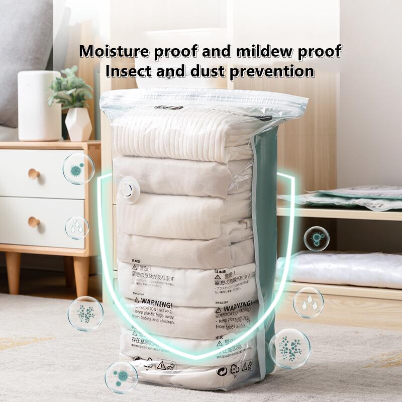No bisogno di sacchetti per aspirapolvere con pompa, grandi sacchetti di plastica per riporre vestiti, coperte, coperture per sacchetti vuoti a compressione, accessori da viaggio