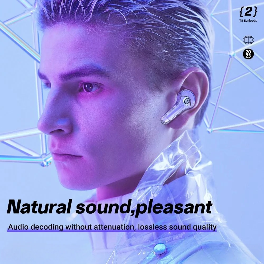 PRO T8 TWS auriculares Bluetooth 9D estéreo inalámbrico auriculares intrauditivos HiFi auriculares manos libres con micrófono para Xiaomi iPhone