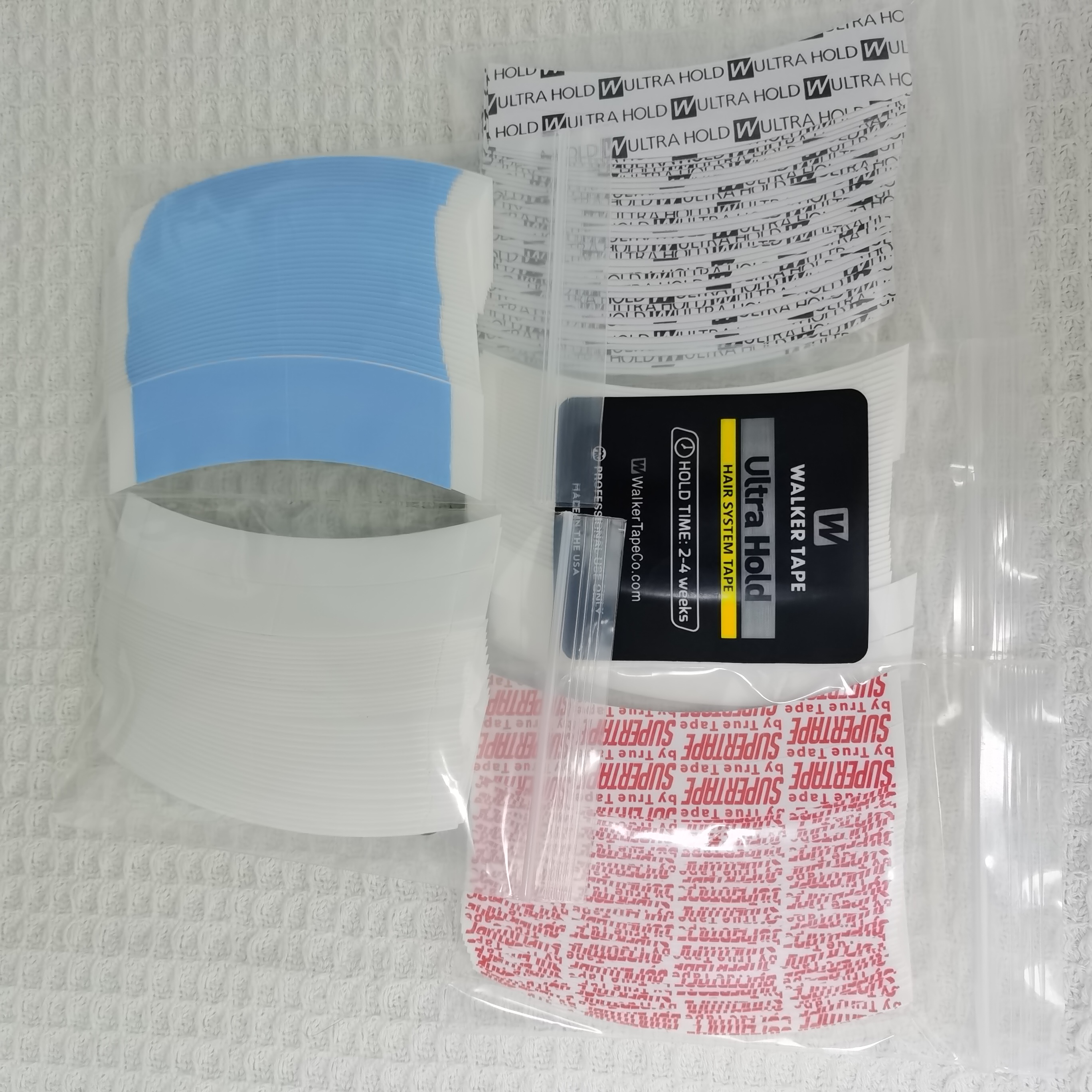 36 stks Gebogen rollator tape dubbelzijdig ultra hold tape haar systeem tape Hold Bonding Lijm Voor salon Kant Systeem en mannen Toupetje