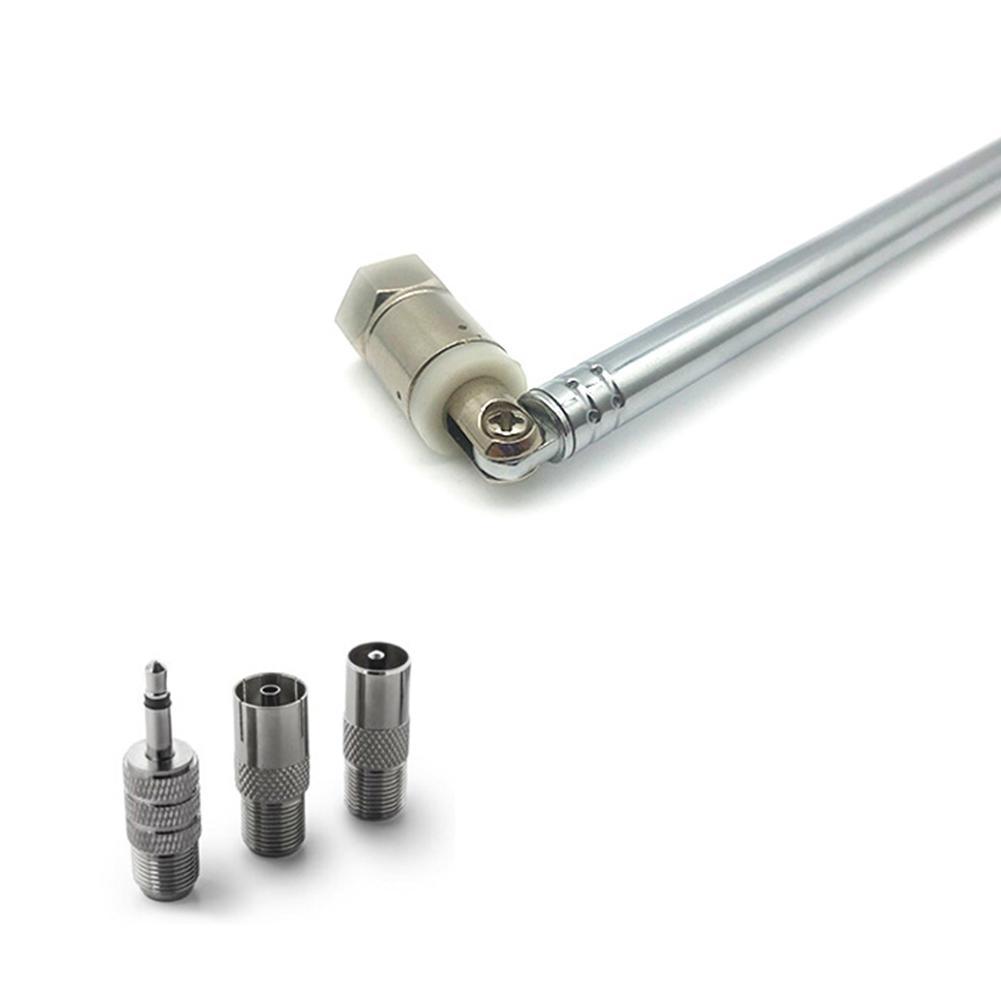 ラジオアンテナアダプター,3.5mm,オス受信機用伸縮式ネジfmコネクター