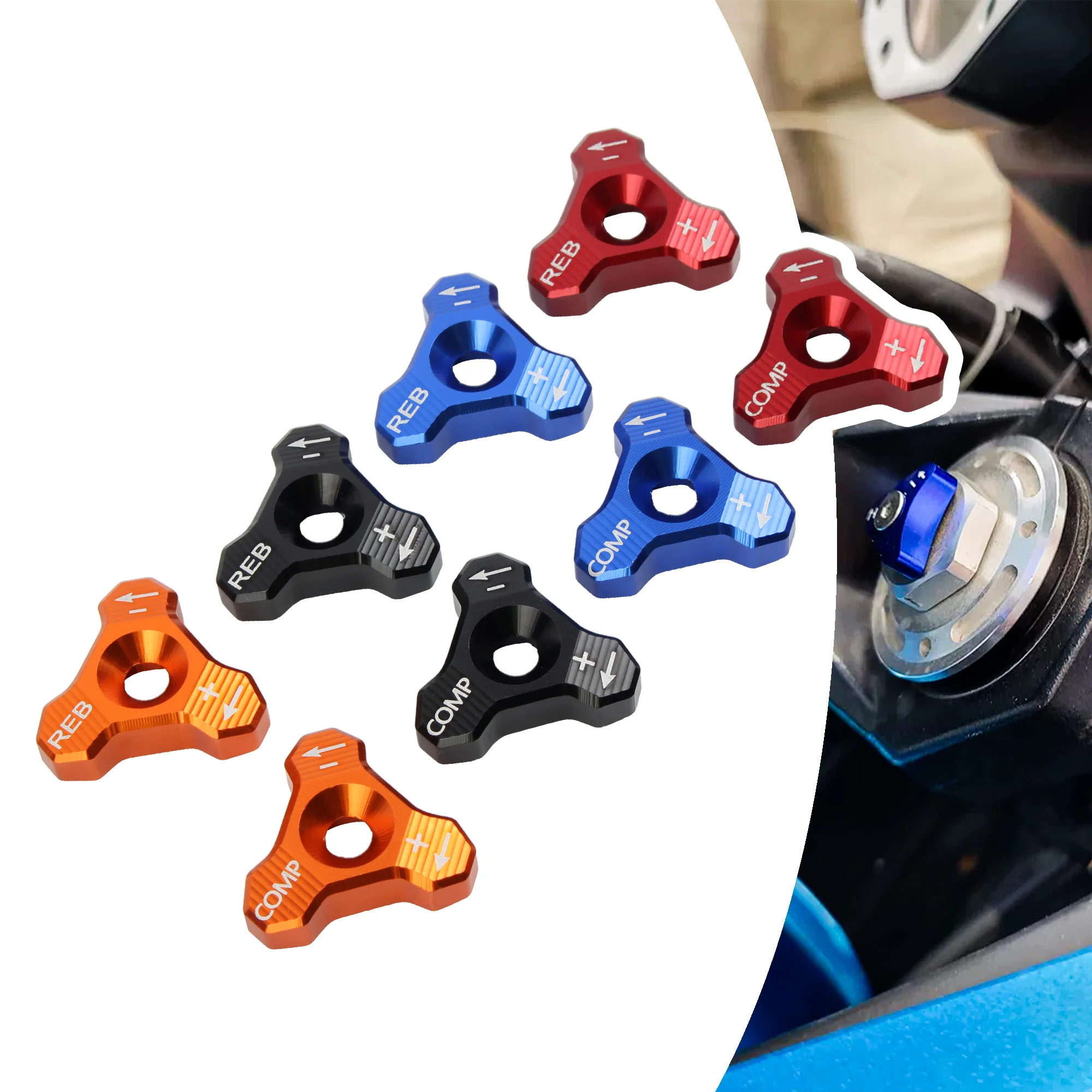 Motorcycle CNC Aluminium Voorvork Schokdemper Richter Knop Motocross Accessoires Voor KTM EXC XC SX SXF XCF 125-530 690 Duke