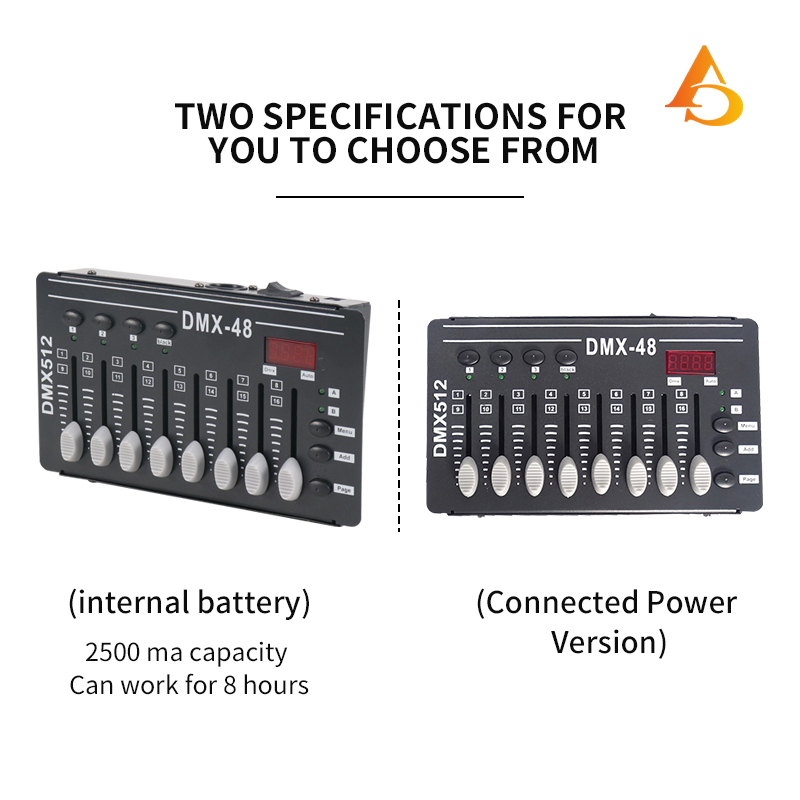 Light DMX-48 Controller Mini DMX Controller Stage Dimming DJ sounds, party lights, pyrotechnic shows