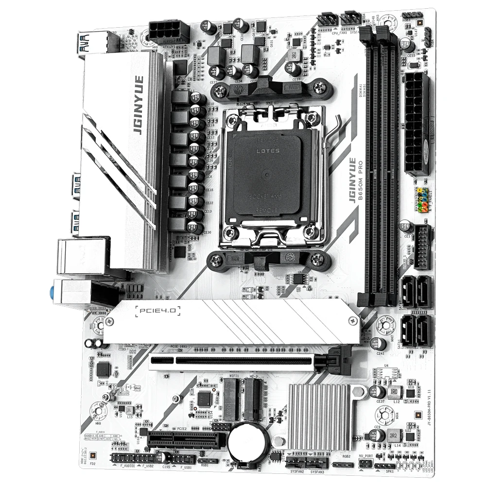 PRO B650M MATX AMD B650 DDR5 6000+MHz M.2 SATA USB3.2 64G Doppelkanal DDR5 Ryzen 7000/8000/9000 Serie Sockel AM5 Motherboard