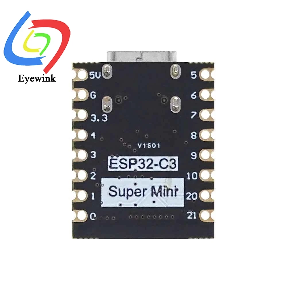 Módulos de placa de desarrollo ESP32-C3, placa de desarrollo Super Mini, procesador de un solo núcleo de 32 bits ESP32 C3, 16 pines tipo C