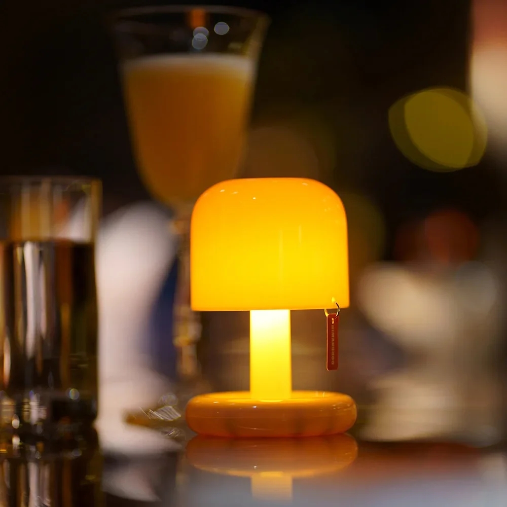 Sonnenuntergang Nachtlicht Led Tisch Lampe Mini USB Aufladbare Schreibtisch Nacht Schlafzimmer Bar Zimmer Dekor Atmosphäre Stimmung Licht Minimalistischen