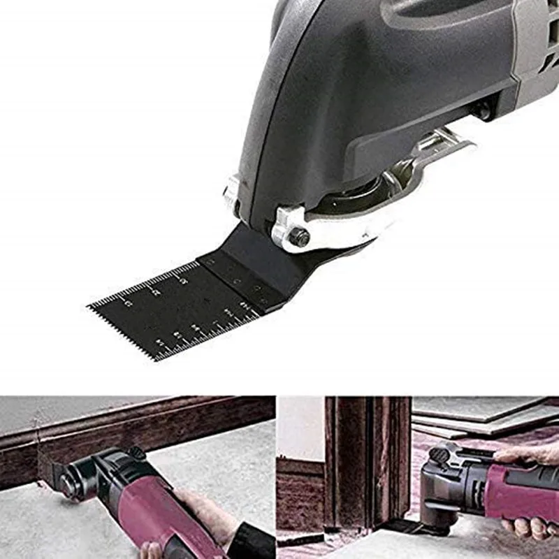 10 Oscillating Tool Blades, professional universal oscillating saw blades, wooden multi-tool blades, fast-release durable oscill