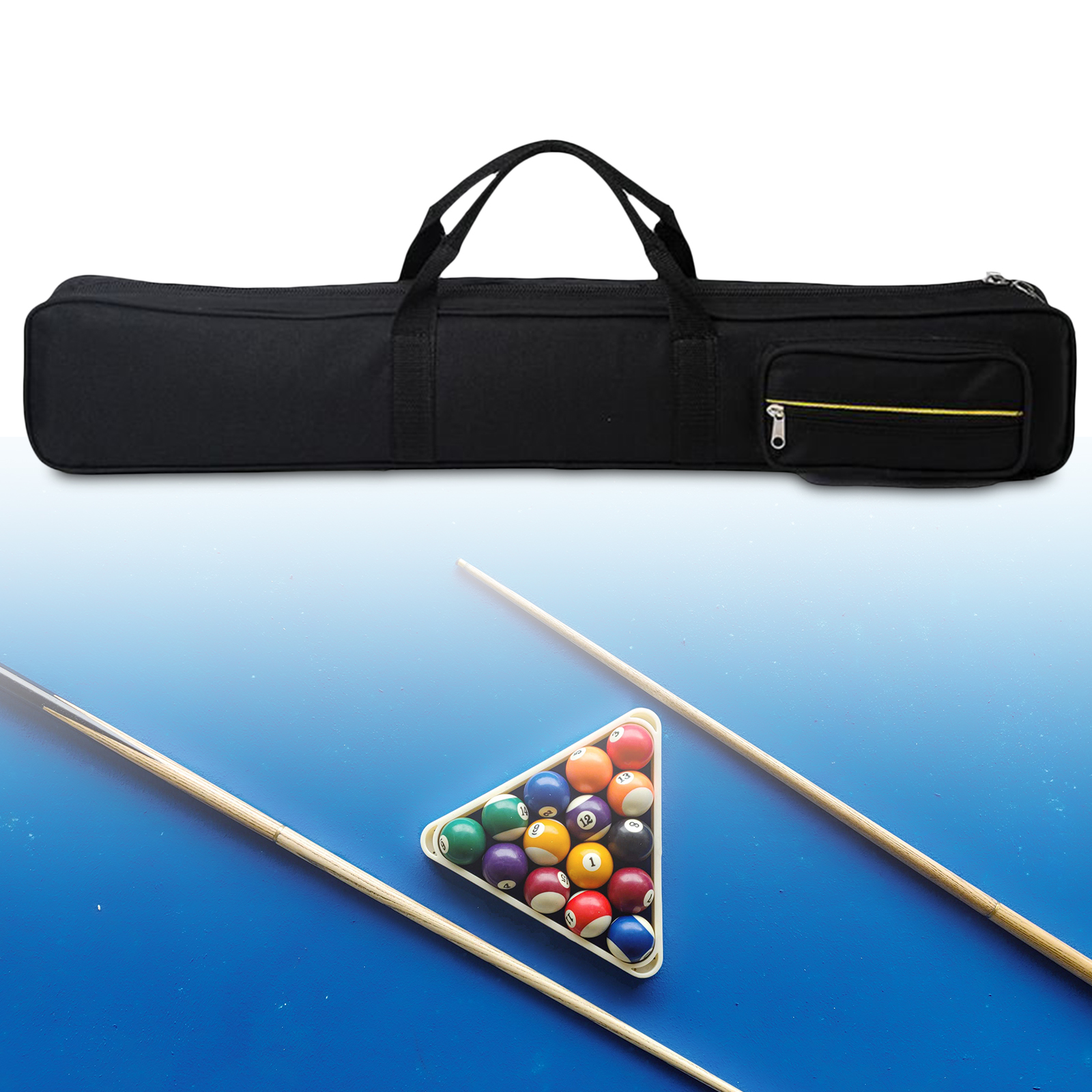 Pool Cue Case Snooker Lightweight Pool Cue Bag Container Portable Anti Scratch Billiard Cue Carry Bag Musical Instrument Accesso