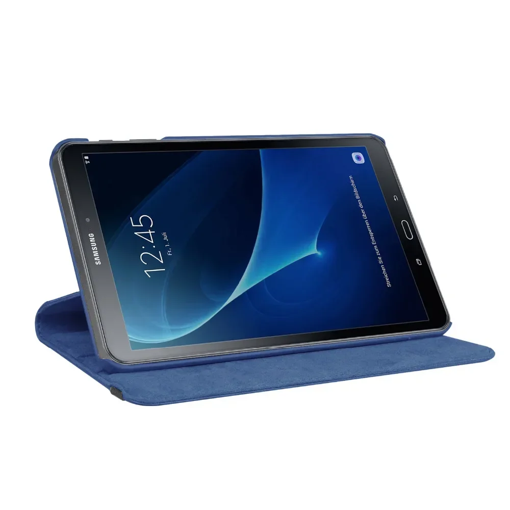 Funda Tab A6 10,1 con rotación de 360 grados, Funda de cuero PU con tapa para Samsung Galaxy Tab A 6 10,1 T580 T585 10,1 ", funda para tableta
