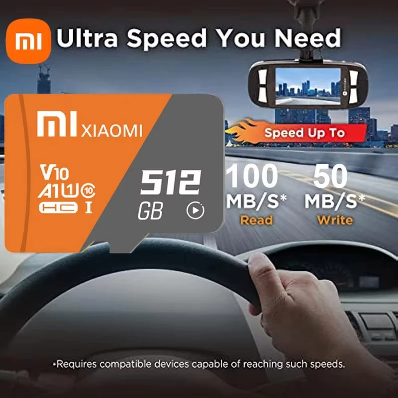 Xiaomi 2TB High Speed TF/SD Card Memory Card TF SD Ultra Fast Read Write 512GB 1TB Mini Memory Card Class 10 For Camera/Phone