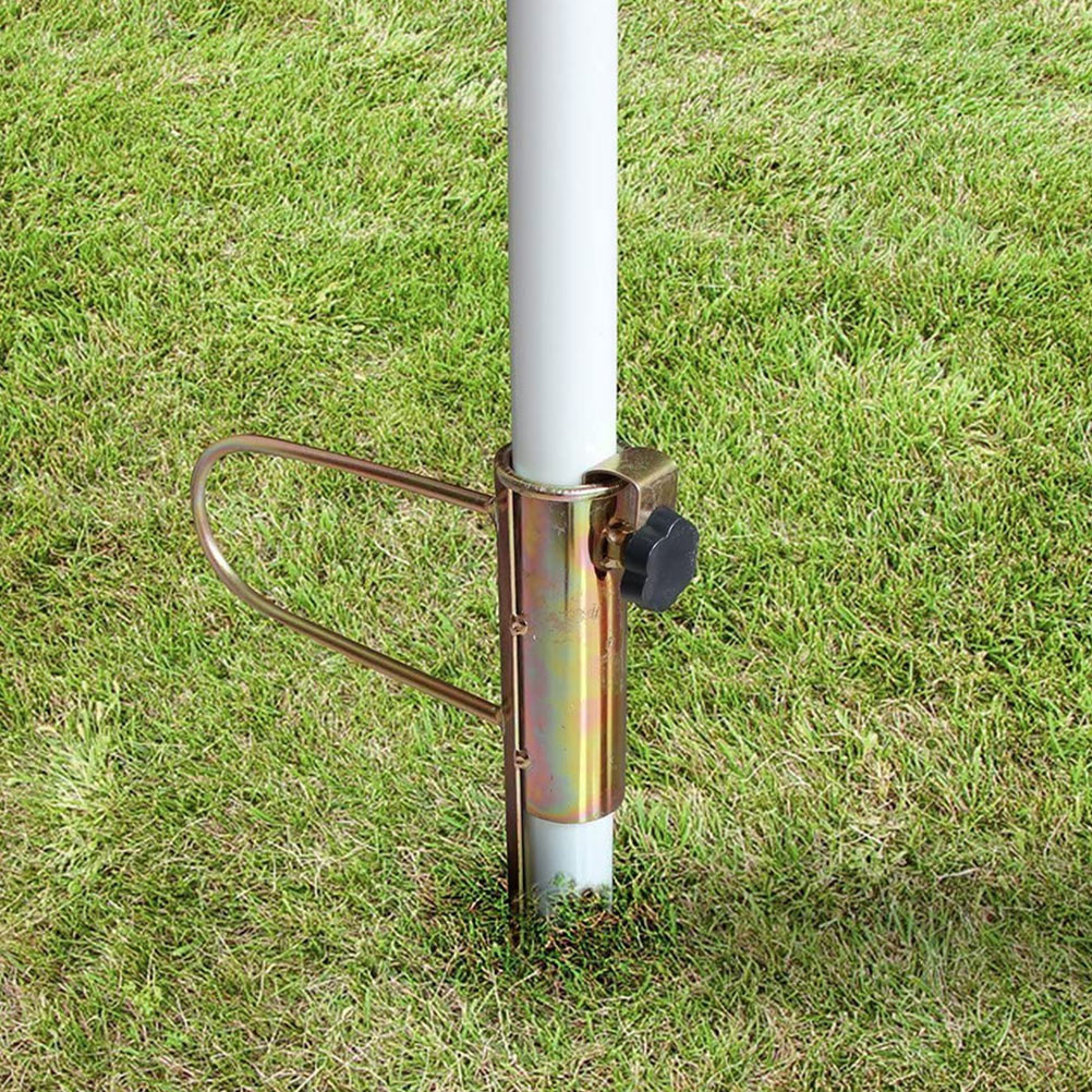Ombrellone da spiaggia Ancoraggio Supporto per parasole Supporti di fissaggio per tende Tende da esterno Basi per sabbia Supporto per picchetti in acciaio