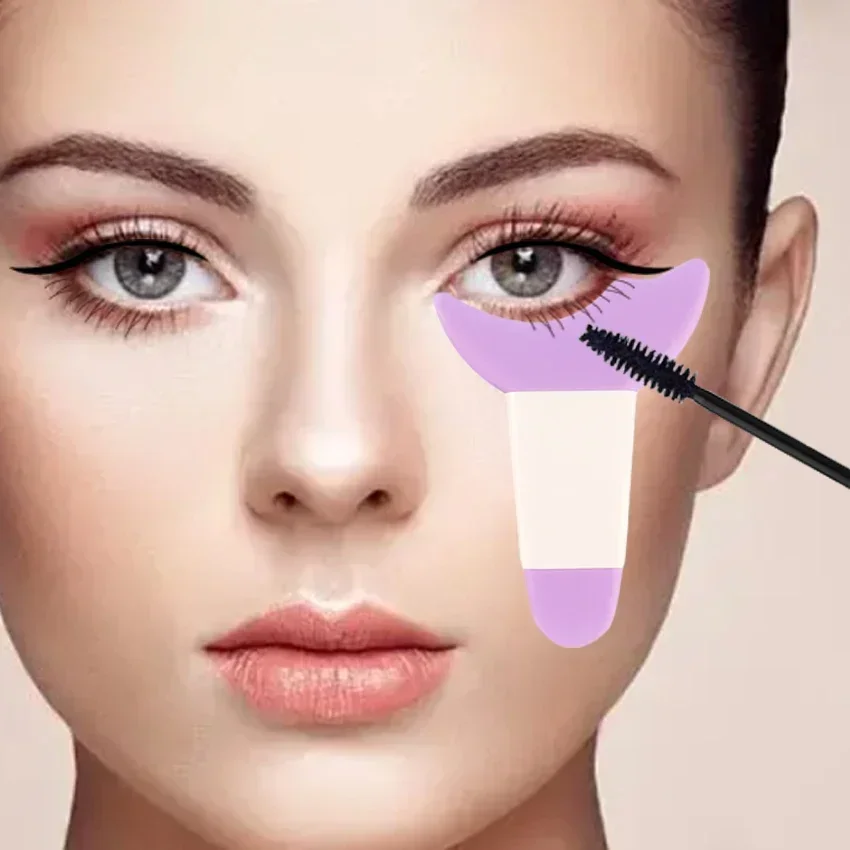 Outil de pochoir pour eye-liner en silicone – Guide de maquillage pour les yeux ailé, réutilisable, facile pour les débutants, certifié, adapté au bricolage, sans danger pour la peau, unisexe